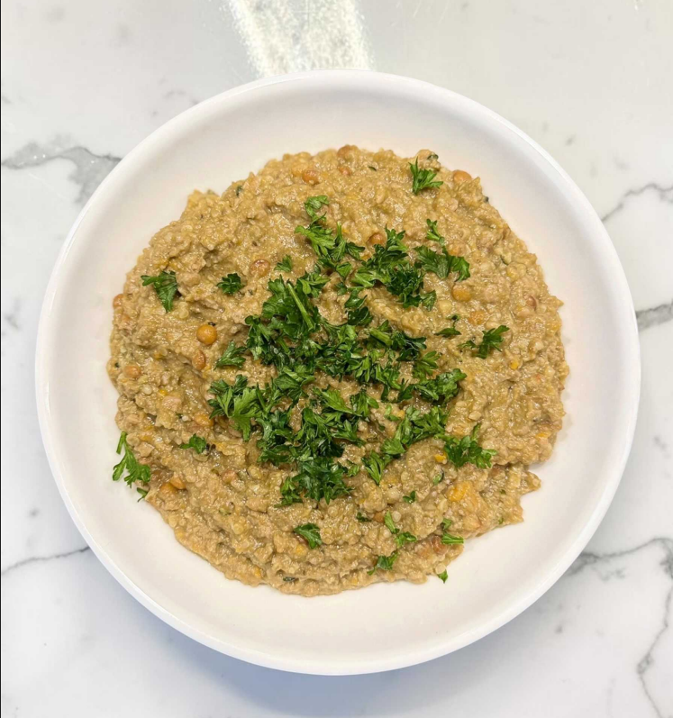 Hound's Table gently cooked bison recipe in a bowl